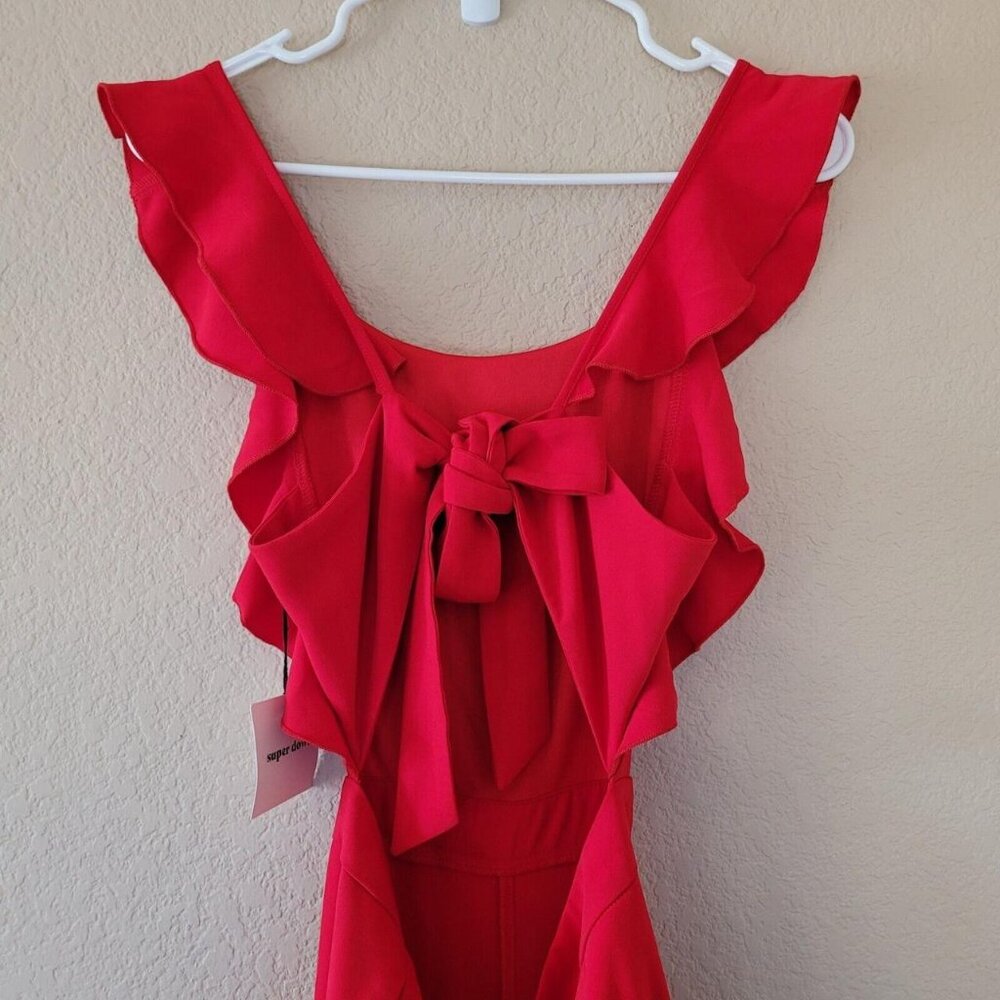 Superdown Women's Red Jumpsuit